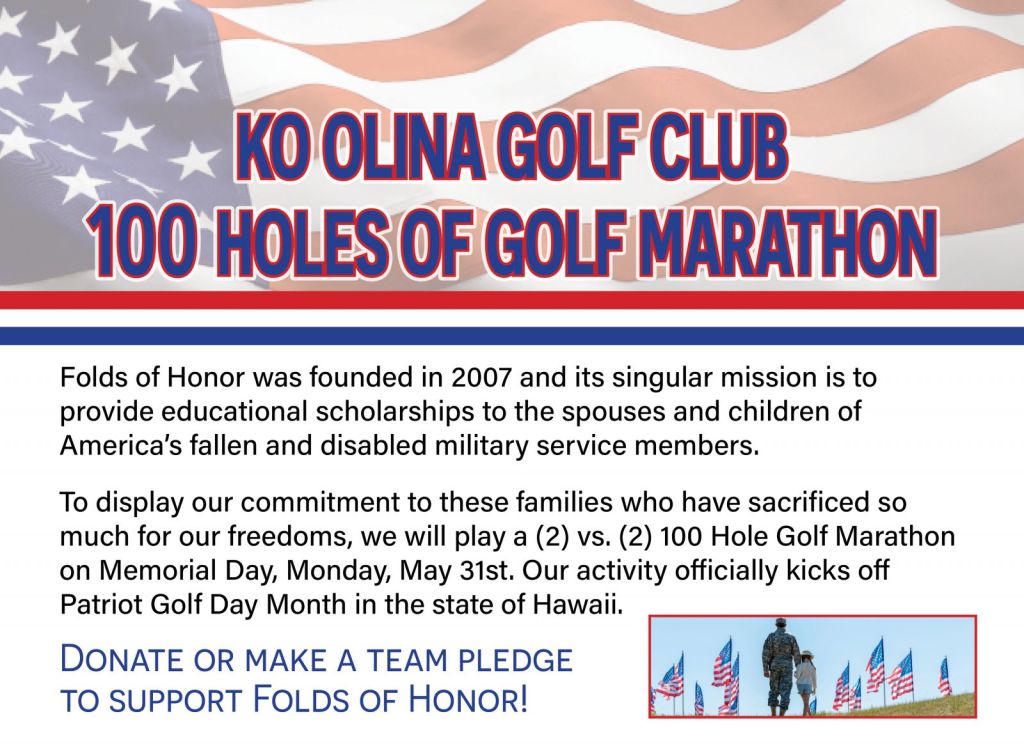 Click to learn about 100 holes of golf marathon in a new tab